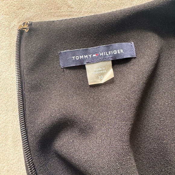 Tommy Hilfiger Black Dress with Lace Cuffs - Picture 5 of 5